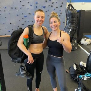 Rose Namajunas Instagram - Can’t think of many things that are more satisfying than leveling up thanks @teciatorres for the visit! @theacademymn