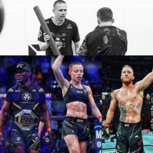 Rose Namajunas Instagram - Shoulda got a group pic 😩 @justin_gaethje @usman84kg