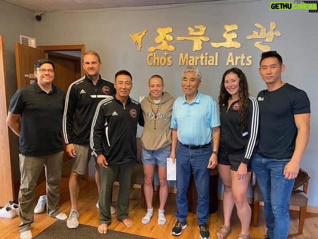 Rose Namajunas Instagram - Glad to see Cho’s Martial Arts has stayed true to its roots they are true masters! Taught me so many valuable skills and lessons that have helped make me a champion in ufc but also more importantly in life! Forever grateful! Next time we’ll have to take class! 🤗💕#Repost @teamchoswi ・・・ Cho’s Martial Arts was honored to welcome former Cho’s black belt student and current @ufc World Champion @rosenamajunas. She came with an ESPN film crew to document where she started her martial arts journey. We at Cho’s are very proud of all her success. Good luck with your next fight in November. We’ll be cheering you on! #taekwondo #tkd #martialarts #kukkiwon #blackbelt #kick #fitness #milwaukee #wisconsin #wi #waukesha #westbend #greenfield #halescorners #ufc #mma #thugross #rosenamajunas #espn