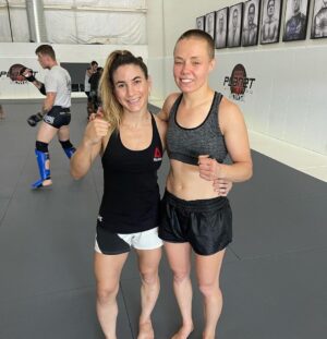 Rose Namajunas Instagram - Making each other better 👊#Repost @teciatorres
・・・
There are no shortcuts to success. 8 years later and we’re still at it! 🌪🌹 @rosenamajunas