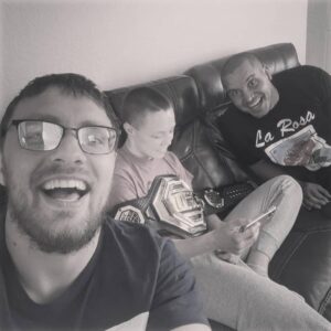 Rose Namajunas Instagram - family time!!!! @nojus.namajunas @hypeordie the new belt is clean af #ufc261
