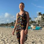 Rose Namajunas Instagram - @rvca dress + beach rest before #ufc261