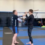 Rose Namajunas Instagram - Morning escrima flows w/ @gregnelsonmma @ninja.planet @nojus.namajunas The Academy MN