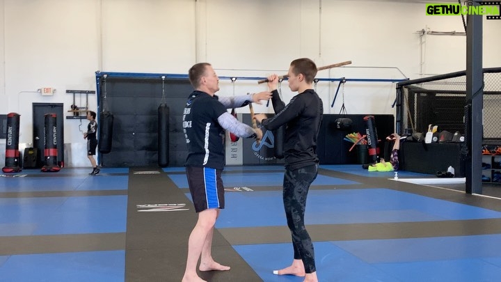Rose Namajunas Instagram - Morning escrima flows w/ @gregnelsonmma @ninja.planet @nojus.namajunas The Academy MN