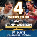 Rose Namajunas Instagram - 4 weeks to go before the biggest fight of my career! Grateful to be training and learning from the best!! 👊🏼 LFG! 303 Training Center