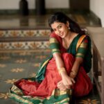 Roshini Haripriyan Instagram - தாவணி ♥️ Photography @navin.appu Outfit @ivalinmabia MUA @abhirami_mua Hairstyle @_shalini_mua_ Location courtesy @marutham.village.resort #roshniharipriyan Marutham Village Resort