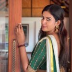 Roshini Haripriyan Instagram - Never ending love for traditional outfits ♥️ Outfit from @usabridalstudio #cookwithcomali #cookwithcomali3 #roshni #roshniharipriyan