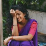 Roshini Haripriyan Instagram - Less perfection more authenticity 🤍 #roshniharipriyan #throwback #saree Chennai, India