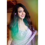 Roshni Walia Instagram - Feelin purple ✨ . . . . Shot by - @sufidoo @themadinfluence . . . #saree #pretty #explore #foryou #roshniwalia 🔚