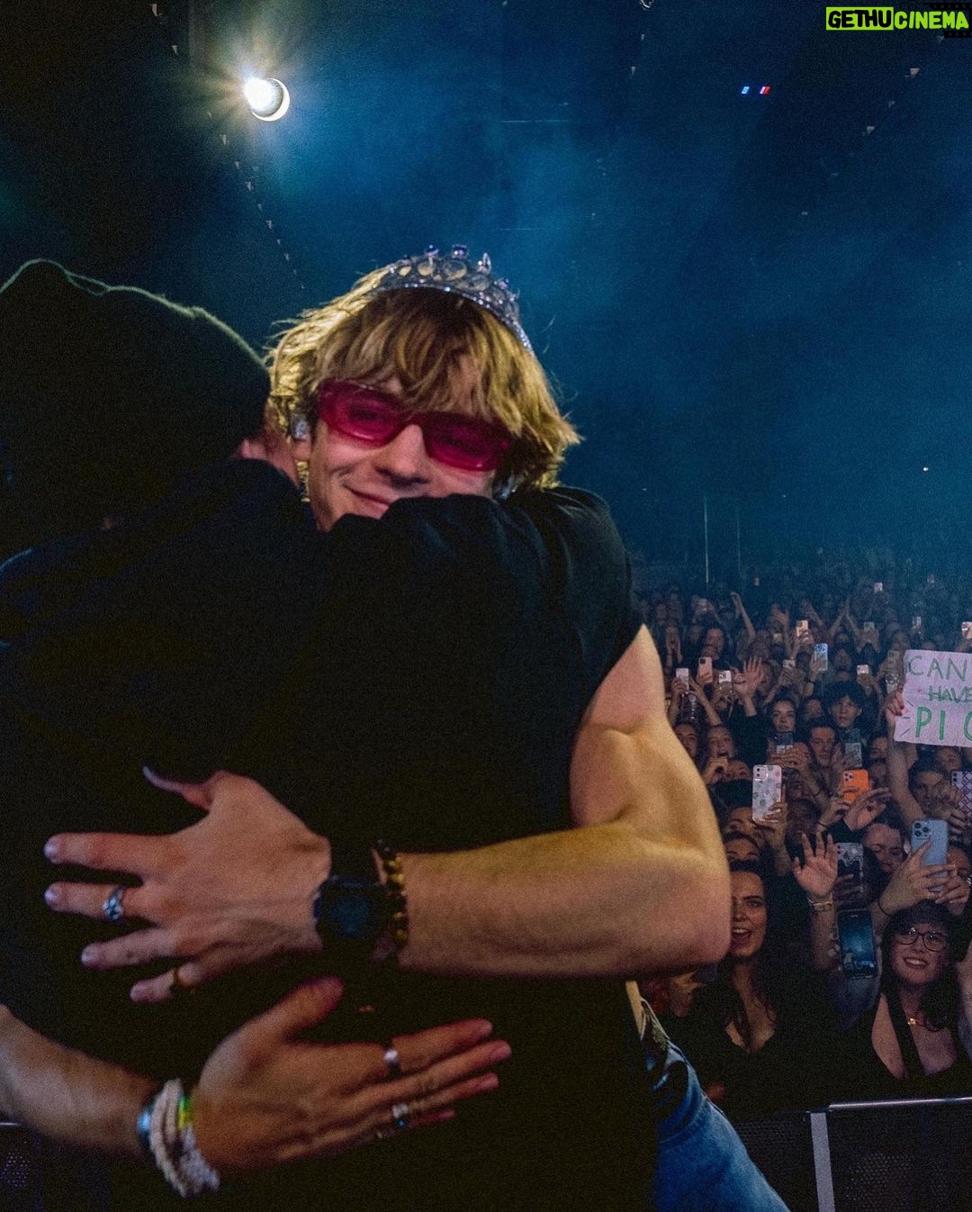 Ross Lynch Instagram - We did it! 57 shows! 4 continents! 18 countries! What a wild ride. Couldn’t be more grateful to our crew and band for making this one of the most enjoyable tours we’ve ever done. & of course all of you who came to the shows. It was wonderful. We’ll see you all again soon. Thank you so much! 📸- @mhunterreynolds