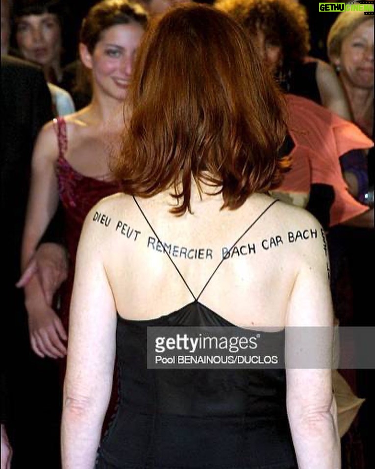 Rowan Blanchard Instagram - “Isabelle Huppert at the Cannes premiere of The Piano Teacher (2001) ‘God can thank Bach because Bach is the proof of the existence of God’”