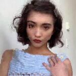 Rowan Blanchard Instagram - Phone glitch yesterday , more proof I’m not real just like this app 🌬👼
