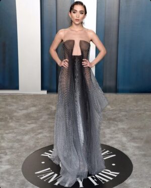 Rowan Blanchard Instagram - @irisvanherpen thank you to my family @chrishoran20 @_hairbylaurie @jennakristina 🥂