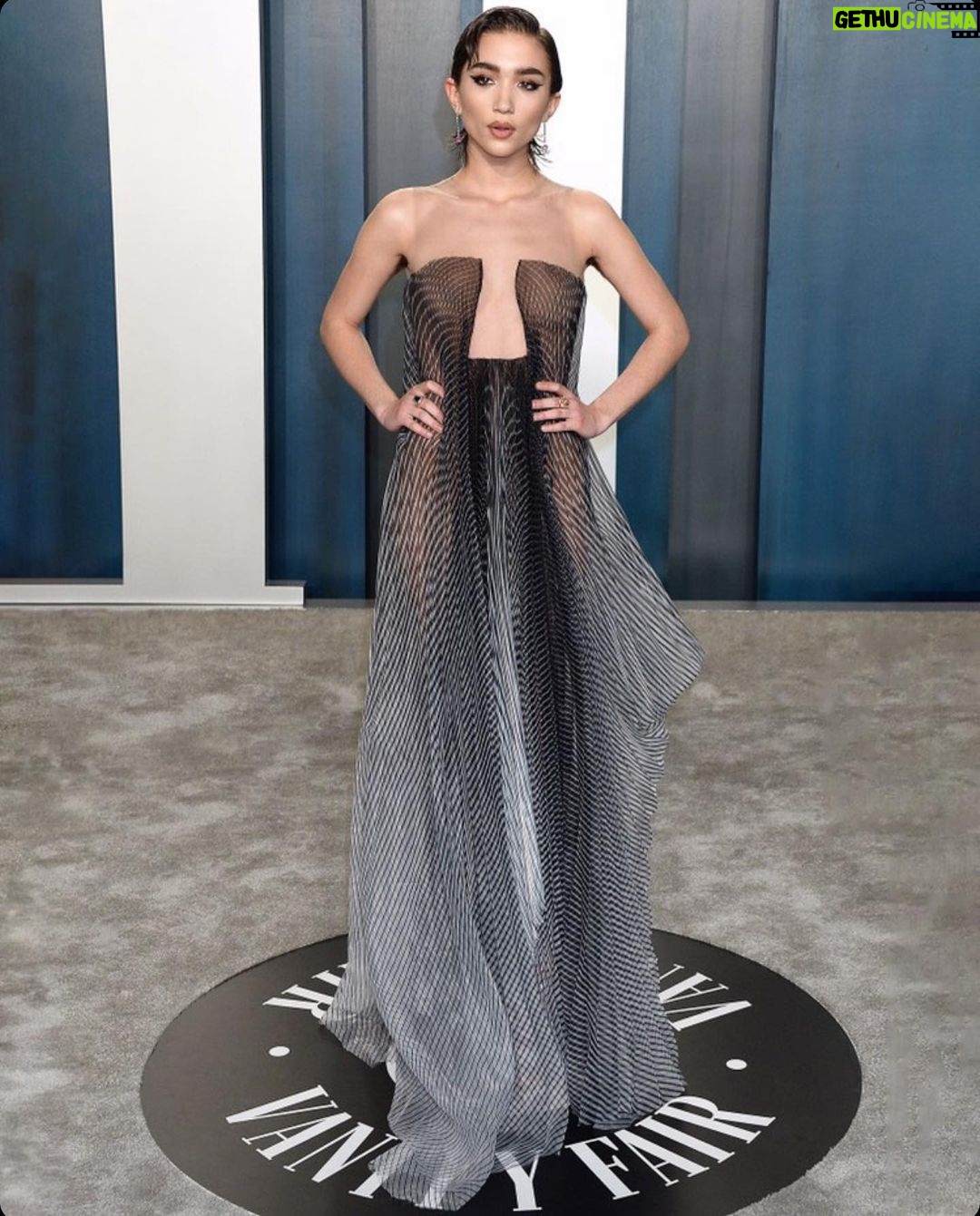 Rowan Blanchard - 246.9K Likes - @irisvanherpen thank you to my family @chrishoran20 @_hairbylaurie @jennakristina 🥂