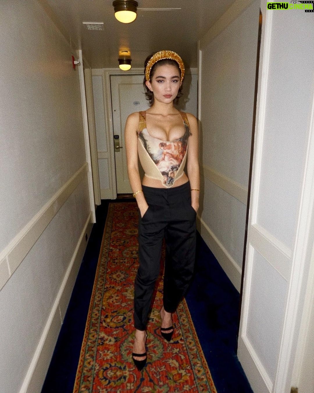 Rowan Blanchard - 314.6K Likes - Last night on my way to the @hyundai.lifestyle #hyundairestyle event celebrating @zeromcornejoās and Hyundaiās efforts for sustainable fashion š¦ #restyle #becauseofyou š¦