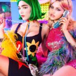 Rowan Blanchard Instagram - @gabbriette and I by @alia_pop for @cinespia slumber party photo booth 💦 call this number for a good time 💋🥰