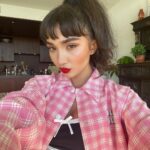 Rowan Blanchard Instagram - @miumiu @_hairbylaurie @jennakristina 🥊