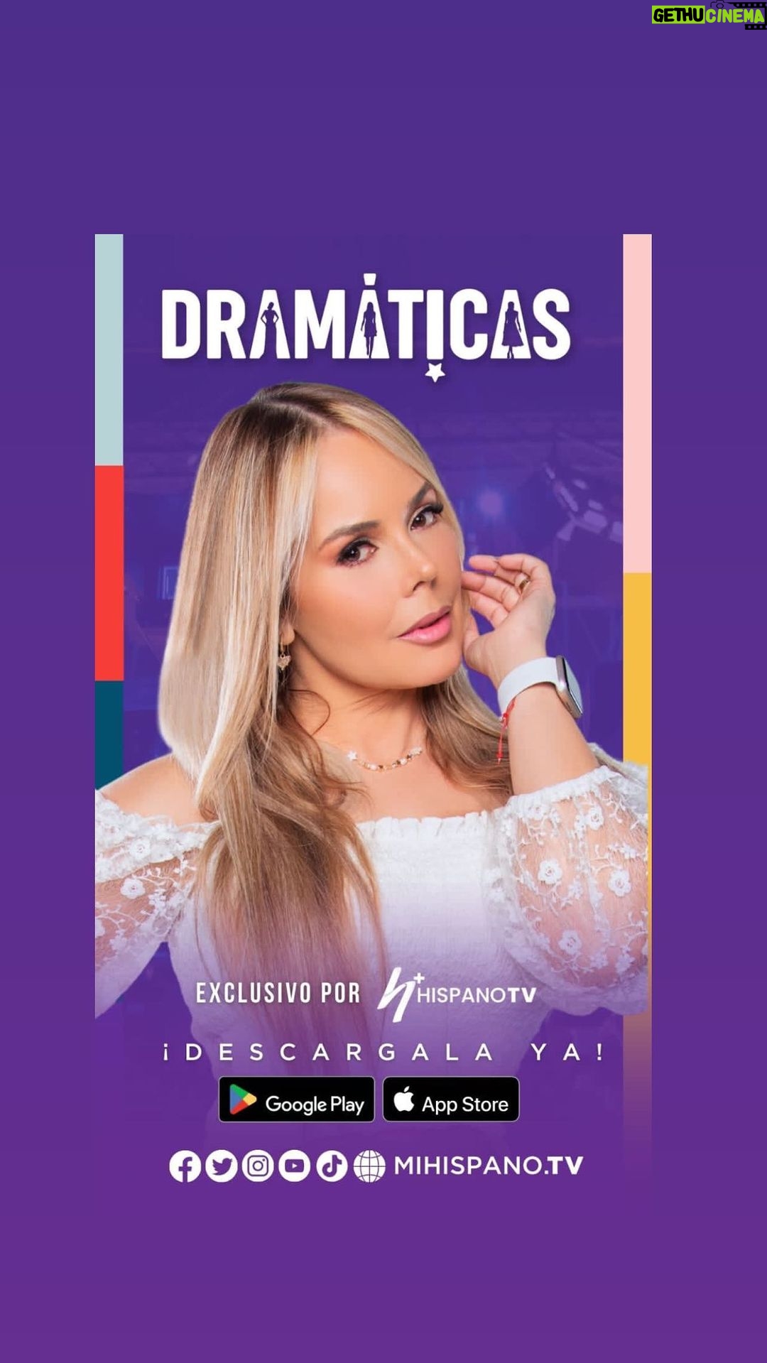 Roxana Díaz Instagram - ¿Donde podre ver #Dramáticas si estoy fuera de Venezuela? ¡Llegó la respuesta! Hoy a las 9pm desde cualquier lugar del mundo podrás disfrutar de esta serie que marca el regreso de la ficción venezolana en @mihispanotv Tendrás más de 15 mil horas de contenido hecho en Venezuela. Las historias de antes y las nuevas historias con la misma gente. Entra en mihispano.tv o ¡Descargala ya! en tu app store de Android. En pocas horas también estará en tu Apple Store.