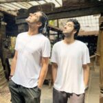 Rrahul Sudhir Instagram - From the benefits of being a tamed male animal to all the ART we stand for and simultaneously achieving the commercial balance to keep the madness growing. Thankyou @vishalvashishtha and @deepakshi7 for a true masterclass on the art of living or maybe the commerce of existing….🫶🏻 #vishalvashishtha #rrahulsudhir #kava #deepakshi #art #artwork #ootd PS - Thanks for the early morning swim 🏊‍♂️ PC - @deepakshi7 Jardin D'ulysse Morjim