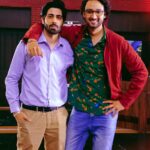 Rrahul Sudhir Instagram - Kya karney… Shooting 🤣😃 . . . #photoofday #potd #instagood #costars #instadaily #fyp #style #actor #instafashion #instamood #sourabhraajjain #srj