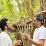 Rrahul Sudhir Instagram - From the benefits of being a tamed male animal to all the ART we stand for and simultaneously achieving the commercial balance to keep the madness growing. Thankyou @vishalvashishtha and @deepakshi7 for a true masterclass on the art of living or maybe the commerce of existing….🫶🏻 #vishalvashishtha #rrahulsudhir #kava #deepakshi #art #artwork #ootd PS - Thanks for the early morning swim 🏊‍♂️ PC - @deepakshi7 Jardin D'ulysse Morjim