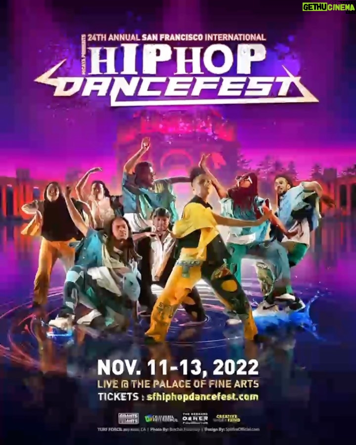 RuPaul Instagram - San Francisco Hip Hop DanceFest 2022 Nov 11-13 Palace of Fine Arts @sfhiphopdancefest @MicayaSF