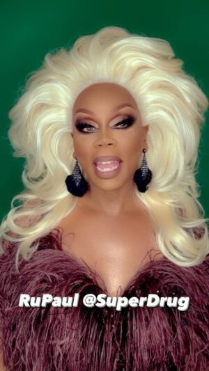 RuPaul Instagram - Miraculous! @superdrug 💖 #YoureAStarBaby