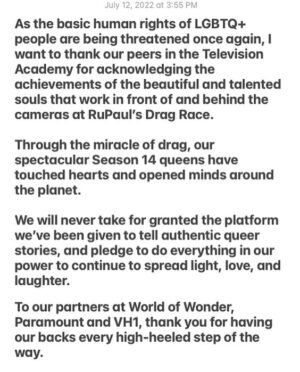 RuPaul Instagram - 