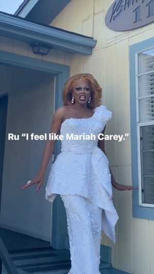 RuPaul Instagram - I LOVE @mariahcarey fragrances!