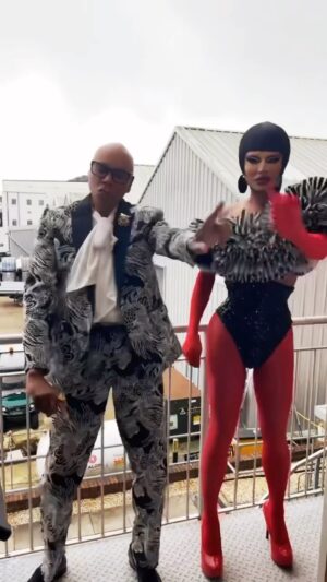 RuPaul Instagram - Really got into it @itsravenhunty_
