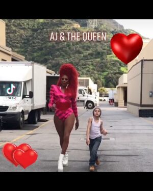 RuPaul Instagram - #ajandthequeen #izzyg #realness #foryou #fyp #duet #dragrace
