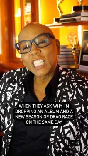 RuPaul Instagram - TOMORROW Jan 5th: “Essential Vol. 3” & DragRace 16! Why? Cause I love to do iconic shit.
