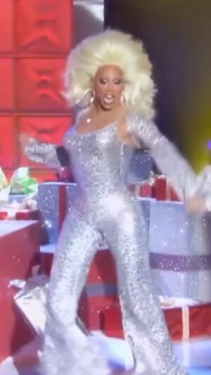 RuPaul Instagram - HOLI-SLAY Countdown! Top moments from my 4 Christmas specials. First up, @michellevisage & me. You betta TWERK sis!!