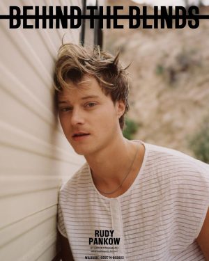 Rudy Pankow Instagram - Sneakidipeak🫣

@behindtheblinds
Rudy is wearing Emporio Armani @emporioarmani  He was photographed by @emiliastaugaard and styled by @carolinaorrico  & in conversation with @gabylolos  _ Photography by Emilia Staugaard @emiliastaugaard  Fashion by Caroline Orrico @carolinaorrico  EIC Michael Marson @badmickey Casting by Imagemachine Cs @imagemachine_cs  Grooming by Candice Birns @hairbycandicebirns at Statement Artists