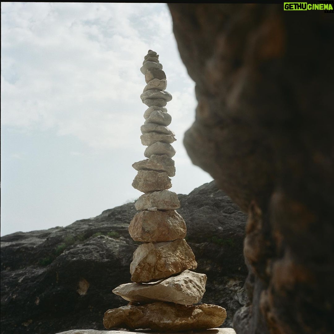 Rudy Pankow Instagram - Hope y’all enjoy some double exposure’sure… then my rock sculpture for alittle twist. 📸RollieFLEX 2.8 120