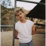 Rudy Pankow Instagram - Sneakidipeak🫣 @behindtheblinds Rudy is wearing Emporio Armani @emporioarmani  He was photographed by @emiliastaugaard and styled by @carolinaorrico  & in conversation with @gabylolos  _ Photography by Emilia Staugaard @emiliastaugaard  Fashion by Caroline Orrico @carolinaorrico  EIC Michael Marson @badmickey Casting by Imagemachine Cs @imagemachine_cs  Grooming by Candice Birns @hairbycandicebirns at Statement Artists