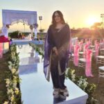 Ruhi Chaturvedi Instagram - Drop a 💜 for my "पंजाबन" look. . . Outfit @roze.india Jutti @kurrbat Styled @seam_stress_by_rajludhwani . . #weddinginspiration #punjabifeel #bhaikishaadikalook