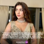 Ruhi Singh Instagram - Exclusive! From sarees to statement pieces: @ruhisingh12 opens up about her evolving style, embracing quality over trends and finding confidence in every outfit. ✨🔥 ✍️ @ipriyankabhatt #FashionInspo #Sarees #MissIndia #RuhiSingh #FashionTalk #Exclusive #WhosThat360