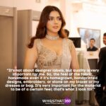Ruhi Singh Instagram - Exclusive! From sarees to statement pieces: @ruhisingh12 opens up about her evolving style, embracing quality over trends and finding confidence in every outfit. ✨🔥 ✍️ @ipriyankabhatt #FashionInspo #Sarees #MissIndia #RuhiSingh #FashionTalk #Exclusive #WhosThat360