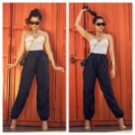 Ruhi Singh Instagram - What’s your vibe for the weekend? I’m choosing to play with danger wearing the tightest corset but pairing it with super comfy pants. Life needs that kind of balance 🤣 @karanmehta_photography @styledbymusk
