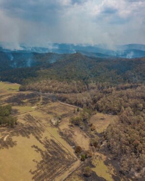 Russell Crowe Instagram - Still burning... they say a wind change might crank things up again in the valley.

I hope wherever you are in Australia, or California or anywhere else facing bushfires , that you and yours remain safe.