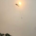 Russell Crowe Instagram - We cut this firebreak 10 years ago. It did it’s job exactly.