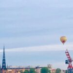 Russell Crowe Instagram - .@MarvelousCrane Spire, crane and balloon Stockholm style