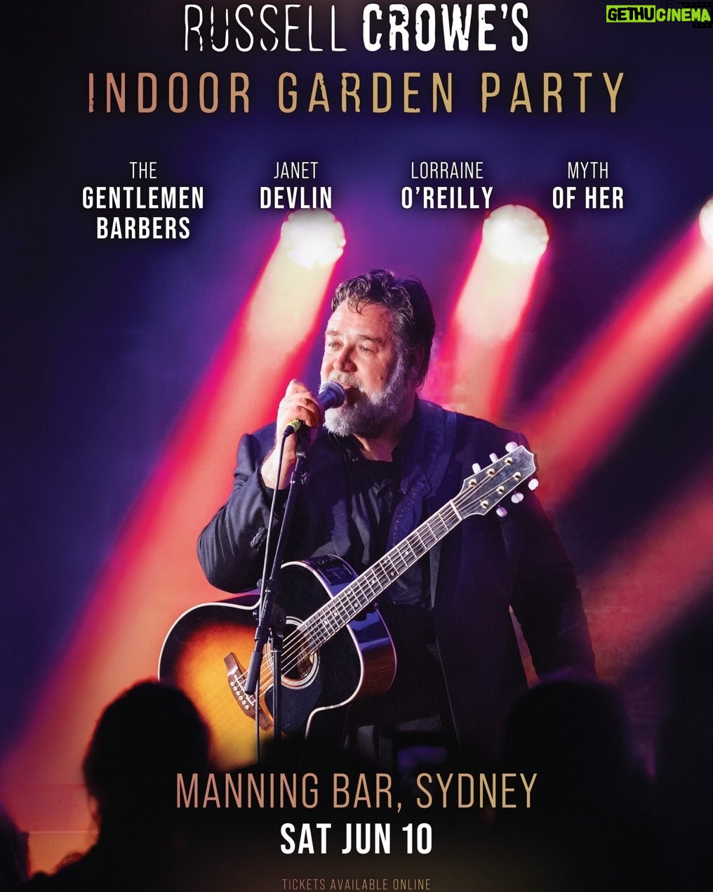 Russell Crowe Instagram - With special guest Marcia Hines !