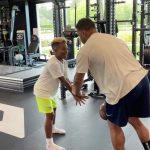 Russell Wilson Instagram - One Handed? Too Easy! Future soon to be @NFL 1st Rounder & Yes Girls play Football too! Sienna loves her Sundays!