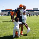 Russell Wilson Instagram - Saturday Family Time. First home game tomorrow! 💙🧡 Denver Broncos