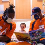 Russell Wilson Instagram – The whole squad visited today!!! @childrenscolo 🧡💙