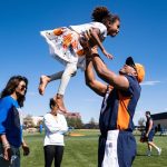 Russell Wilson Instagram – Saturday Family Time. First home game tomorrow! 💙🧡 Denver Broncos