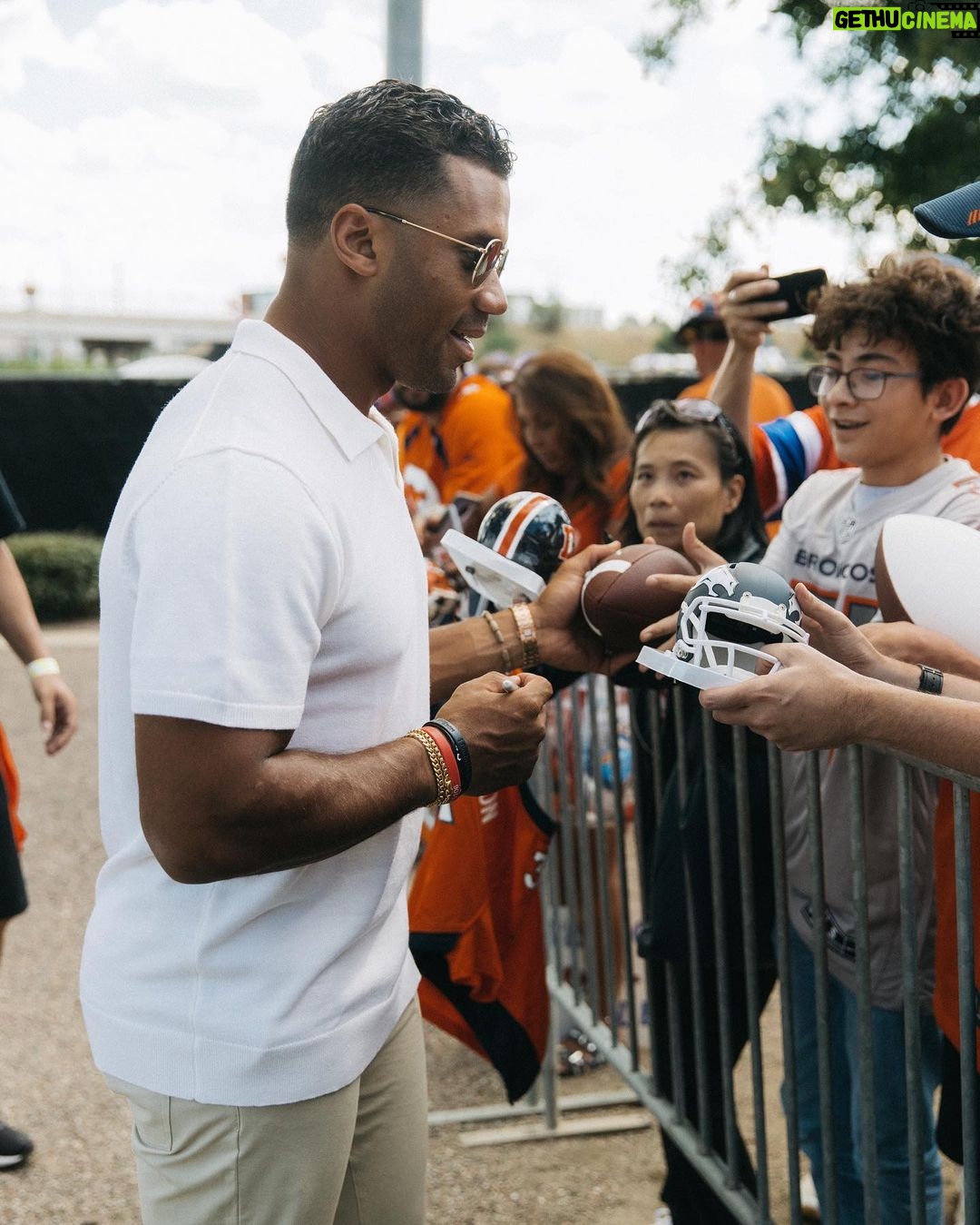 Russell Wilson Instagram - Go Time. Empower Field at Mile High