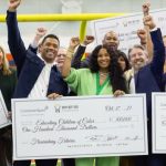 Russell Wilson Instagram - We are forever grateful for the opportunity to impact our youth! $1 Million donated to our Denver, Colorado Community with our @whynotyoufdn & @commonspirithealth! Today, we celebrated 10 deserving organizations which will each receive $100,000 to support their remarkable work in health equity, education, food security, social justice, and support for children and youth. We at our @whynotyoufdn are grateful for our partnership to help make real change in Colorado! 🏔️🙏🏾🙌🏾